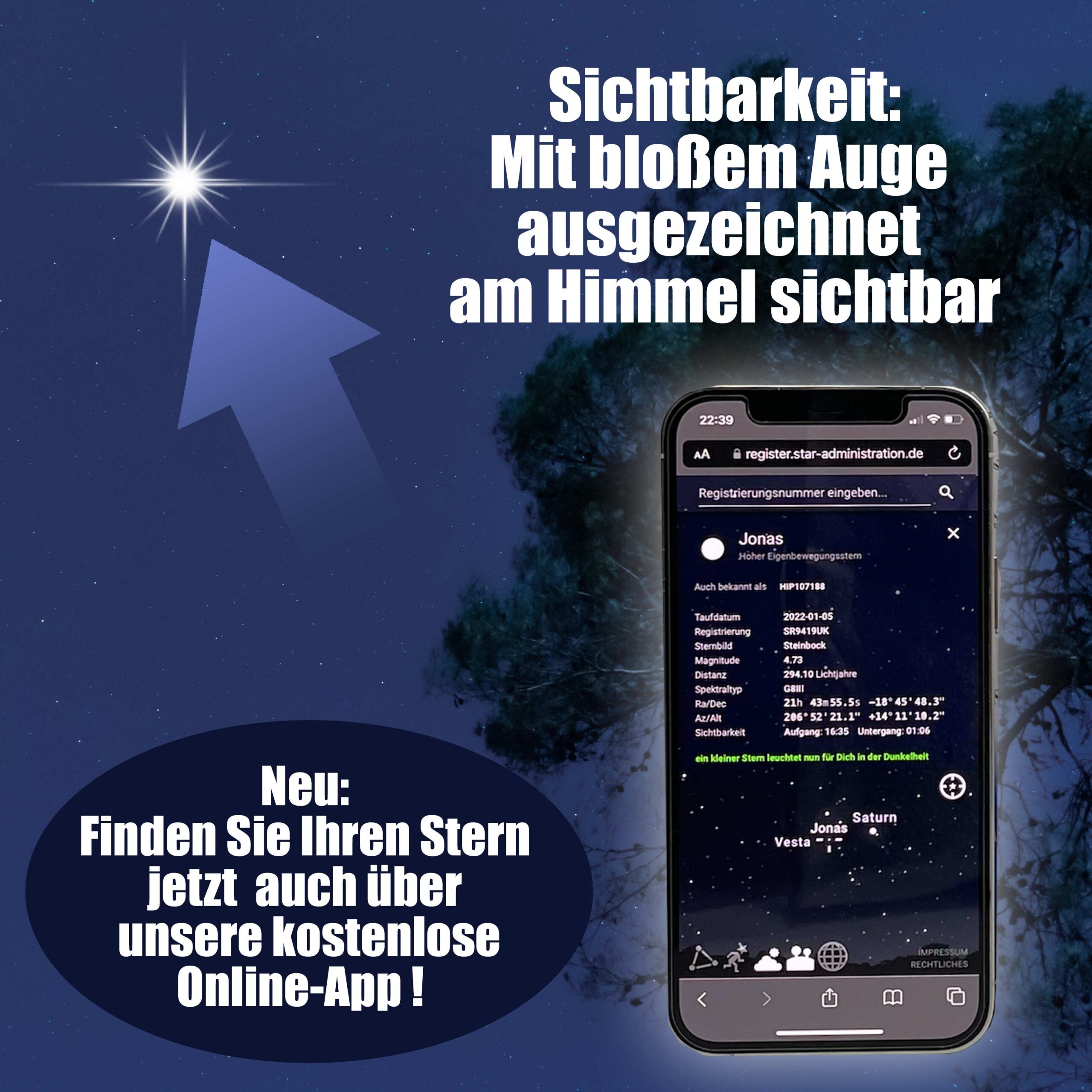 Sichtbarkeit Premium Stern Sichtbarkeit Premium Stern