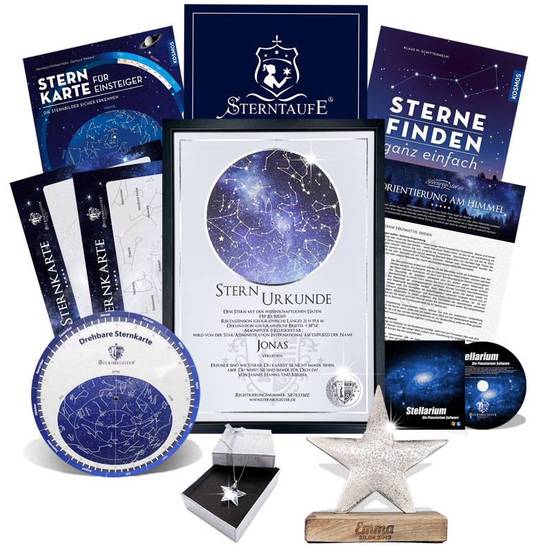 Stern-benennen Sterne benennen - Unser Angebot