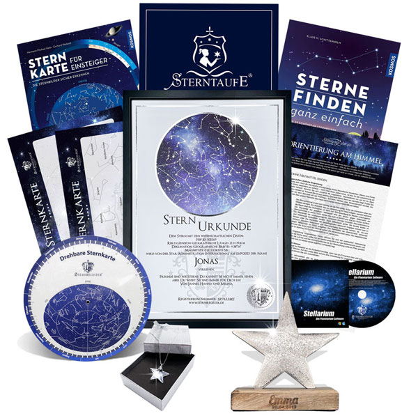 Sterntaufe – Sternpaket Sterntaufe