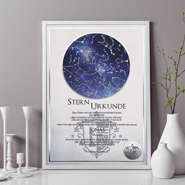 Sternurkunde in Wohnumgebung Sternurkunde in Wohnumgebung