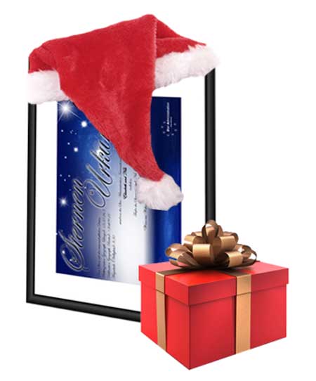 nikolausgeschenk Sterntaufe als Nikolausgeschenk