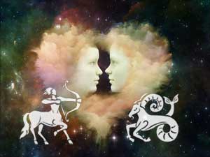 schuetze-steinbock Schütze und Steinbock