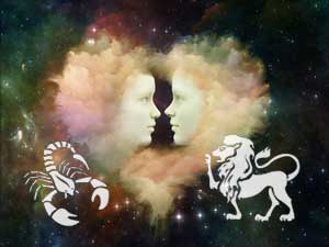 skorpion-loewe-klein Skorpion und Löwe