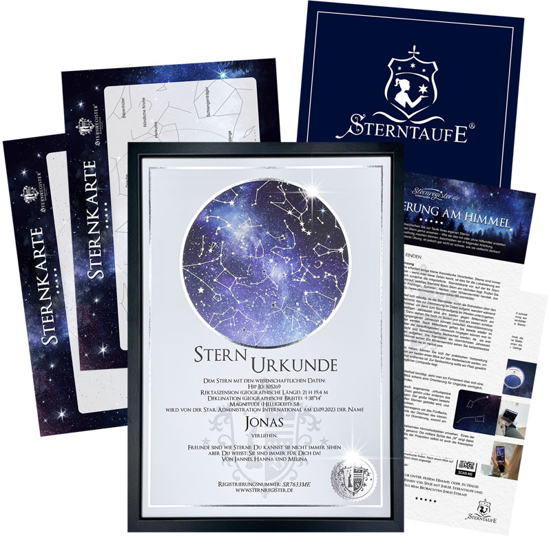 Sterntaufe Paket Classic Sterntaufe Paket Classic