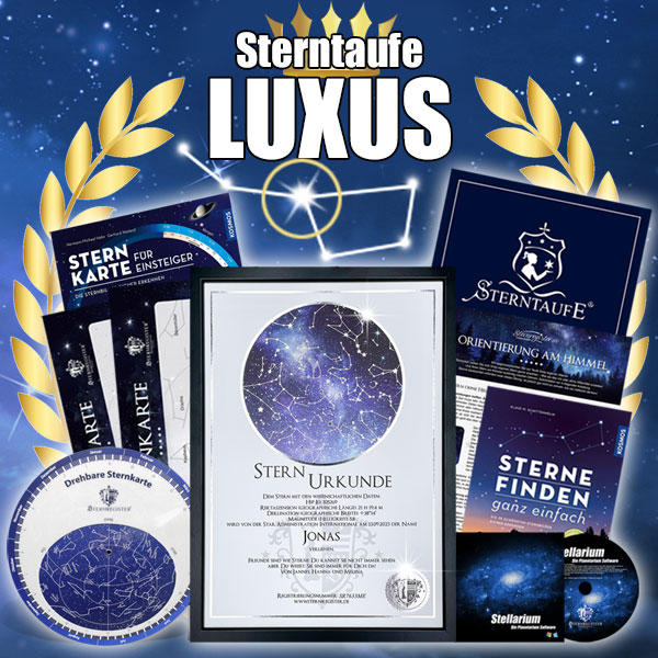 Sterntaufe Paket Luxus Sterntaufe Paket Luxus