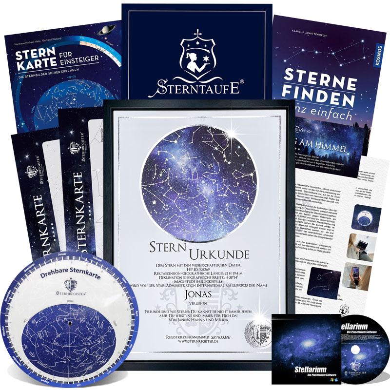 Sterntaufe Paket Luxus Sterntaufe Paket Luxus