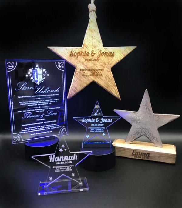 Stern Trophäen Stern Trophäe kaufen